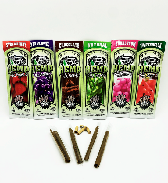 The Original Blunt Wrap HEMP - 6 Flavors